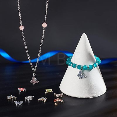 SUPERFINDINGS 40Pcs 10 Colors Alloy Pendants FIND-FH0003-79-1