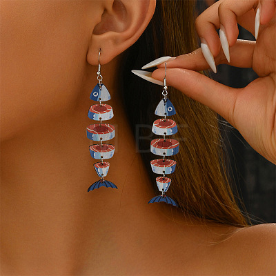 Fish Acrylic Dangle Earrings FS-WGCFB0F-04-1