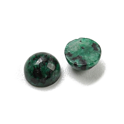 Natural Green Spot Jasper Cabochons G-H309-03-44-1