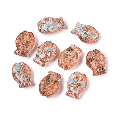 Picasso Transparent Glass Beads SEED-Q039-03D-1