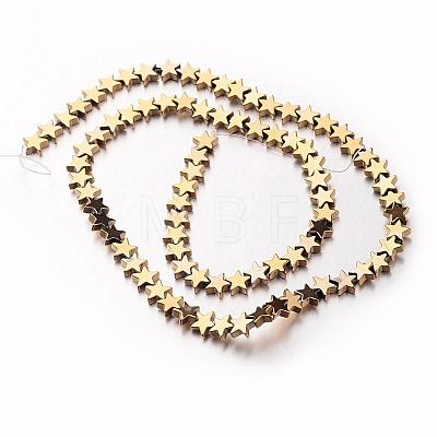 Electroplate Non-magnetic Synthetic Hematite Bead Strands G-F300-24B-03-1