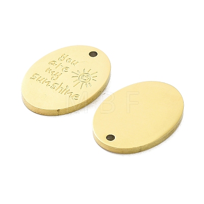 Ion Plating(IP) 316L Surgical Stainless Steel Pendants STAS-D029-22G-1