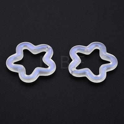 Transparent Luminous Acrylic Pendants TACR-T007-12E-1