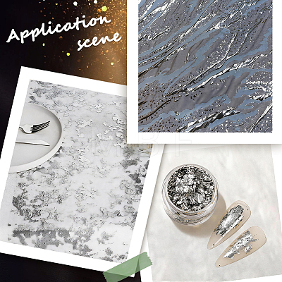 1Pc Foil Nail Art Decorations MRMJ-BBC0001-03B-1