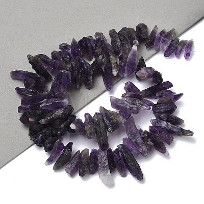 Natural Amethyst Beads Strands G-B169-A01-1