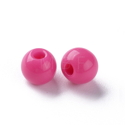 Opaque Acrylic Beads MACR-S370-C6mm-A13-1