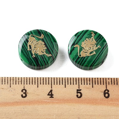 Synthetic Malachite Beads G-F775-D03-1