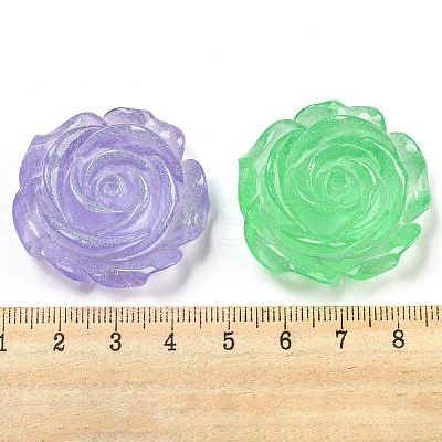 Luminous Transparent Epoxy Resin Decoden Cabochons CRES-M032-04H-1