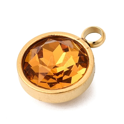 Birthstone Theme November 304 Stainless Steel Pendants STAS-K239-01G-A11-1