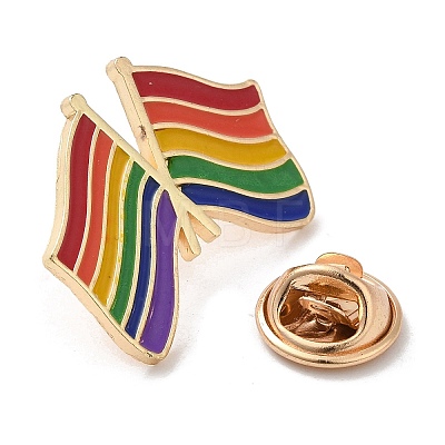 Pride Rainbow Theme Enamel Pins JEWB-G031-01S-1