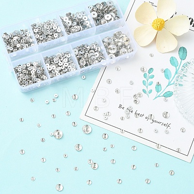 1100Pcs 5 Styles Faceted Transparent Glass Beads GLAA-YW0005-74-1