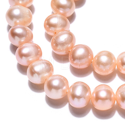 Natural Cultured Freshwater Pearl Beads Strands PEAR-N013-06D-1