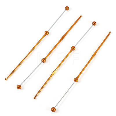 4Pcs DIY Alloy Beadable Crochet Hooks AJEW-TA0003-50C-1