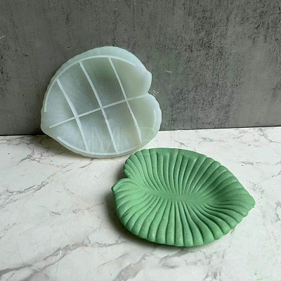 DIY Leaf Dish Tray Silicone Molds DIY-P070-H03-1