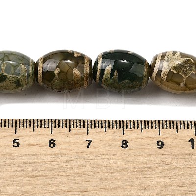 Tibetan Style dZi Beads Strands G-S389-A04-1