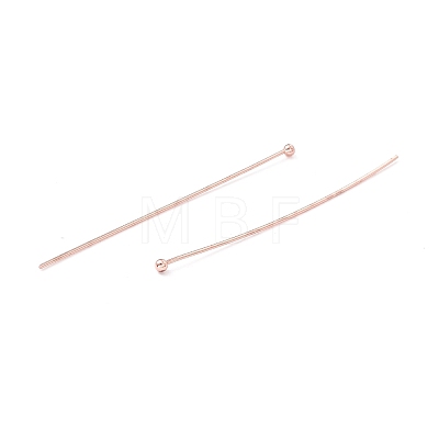 Brass Ball Head Pins X-KK-WH0058-02D-RG-1