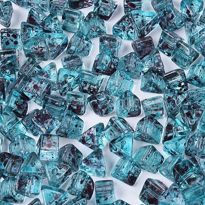 Picasso Transparent Glass Beads SEED-Q039-02C-1