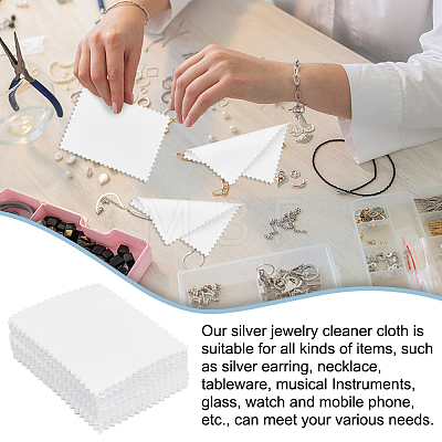AHADEMAKER Suede Fabric Silver Polishing Cloth TOOL-GA0001-71-1