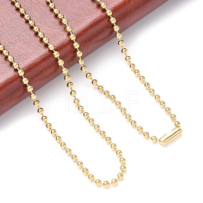 304 Stainless Steel Ball Chain Necklace LS-MAK-R012-02G-1