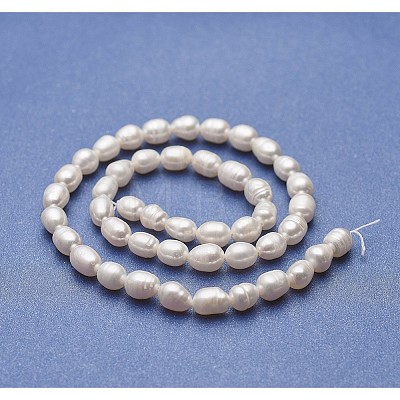 Natural Cultured Freshwater Pearl Beads Strands PEAR-P060-12-1
