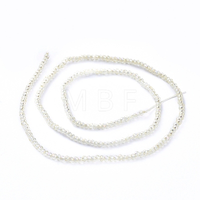 Electroplate Glass Beads Strands EGLA-F149-FR-06-1