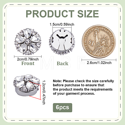Alloy & Rhinestone Cufflinks FIND-FG0005-66P-02-1