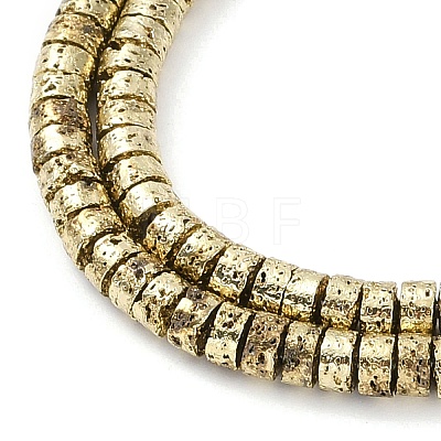 Electroplated Synthetic Non-Magnetic Hematite Beads Strands X-G-U003-16A-1