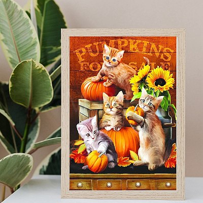 Halloween DIY Diamond Painting Kit AJEW-C037-02G-1