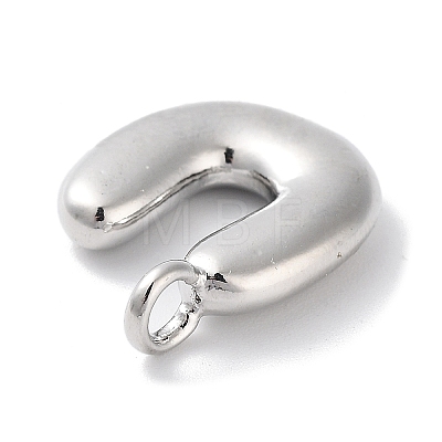 Rack Plating Brass Balloon Letter Pendants LS-KK-C050-01P-U-1
