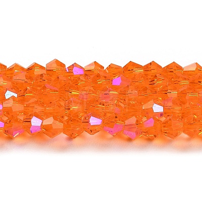 Transparent Electroplate Glass Beads Strands LS-GLAA-F029-2mm-D11-1