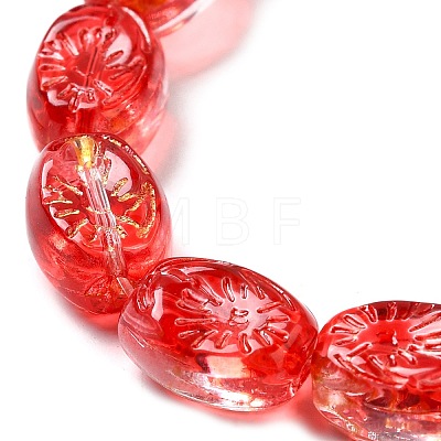 Transparent Glass Beads Strands GLAA-F114-05J-1