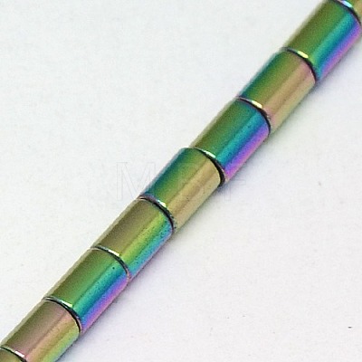 Electroplate Non-magnetic Synthetic Hematite Beads Strands G-J162-C-08-1