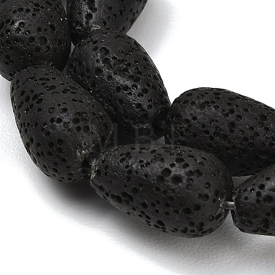Natural Lava Rock Beads Strands G-G347-03I-1