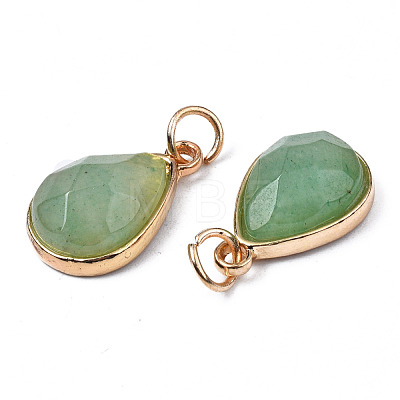 Natural Green Aventurine Pendants G-S359-364C-1