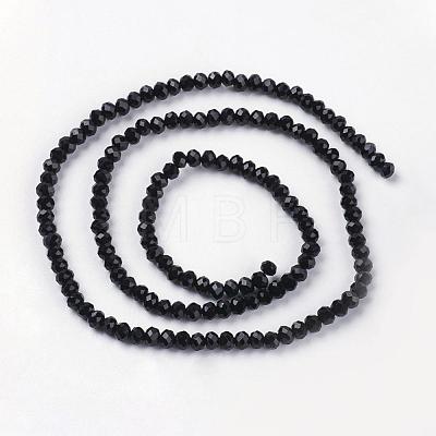 Imitation Crystal Glass Beads GLAA-D030-14-1