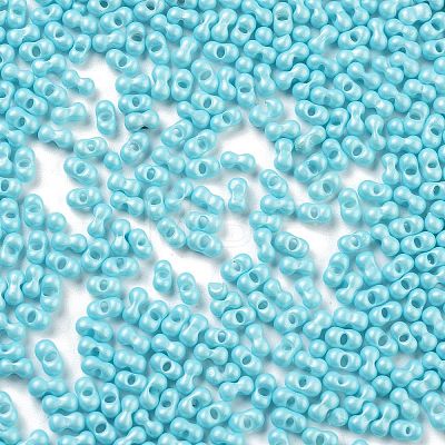 Opaque Colours Glass Seed Beads SEED-A033-06J-1