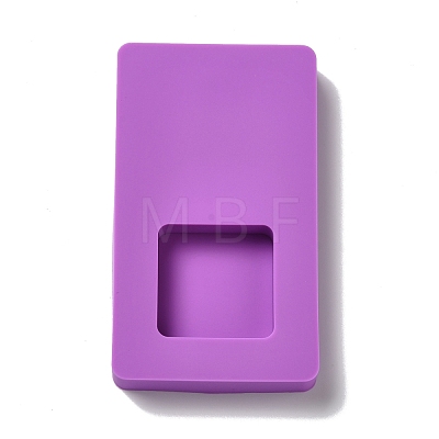 DIY Rectangle Pendant Silicone Molds AJEW-A034-02-1