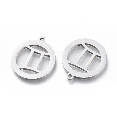 Non-Tarnish 304 Stainless Steel Pendants STAS-L249-002H-1