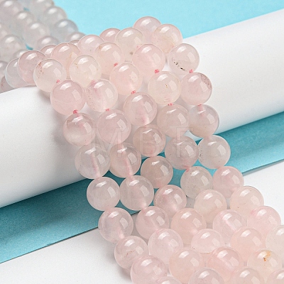 Natural Rose Quartz Beads Strands G-K343-A01-01-1