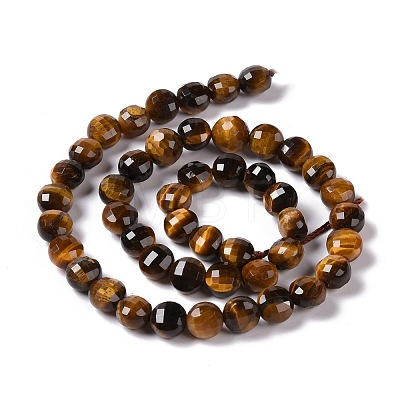 Natural Tiger Eye Beads Strands G-K318-09-1