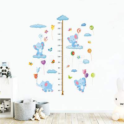 PVC Height Growth Chart Wall Sticker DIY-WH0232-037-1