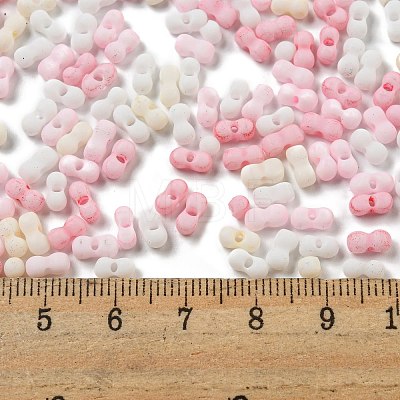 Macaron Color Opaque Frosted Glass Seed Beads SEED-K009-12B-02-1