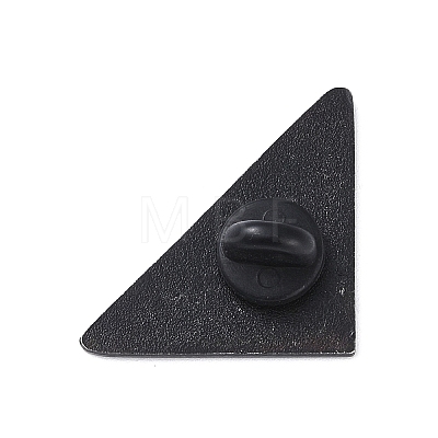 Black Zinc Alloy Brooches JEWB-O012-03D-1