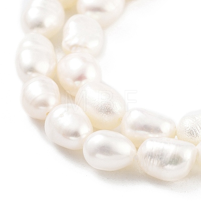 Natural Cultured Freshwater Pearl Beads Strands PEAR-P062-32D-1