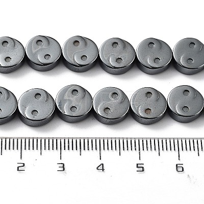 Synthetic Non-Magnetic Hematite Beads Strands G-H303-B20-1