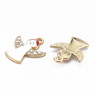 Alloy Enamel Pendants ENAM-N055-020B-NR-1