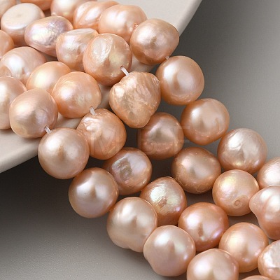 Natural Cultured Freshwater Pearl Beads Strands PEAR-A006-13E-1
