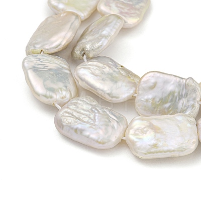 Natural Keshi Pearl Beads Strands PEAR-B003-01-1