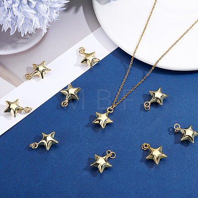 12Pcs Brass Pendants KK-BBC0026-19-1