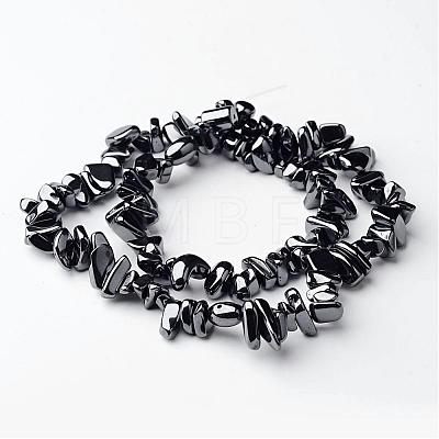 Non-magnetic Synthetic Hematite Beads Strands IM009-1